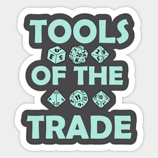 Tools of the Trade - Turquiose Sticker